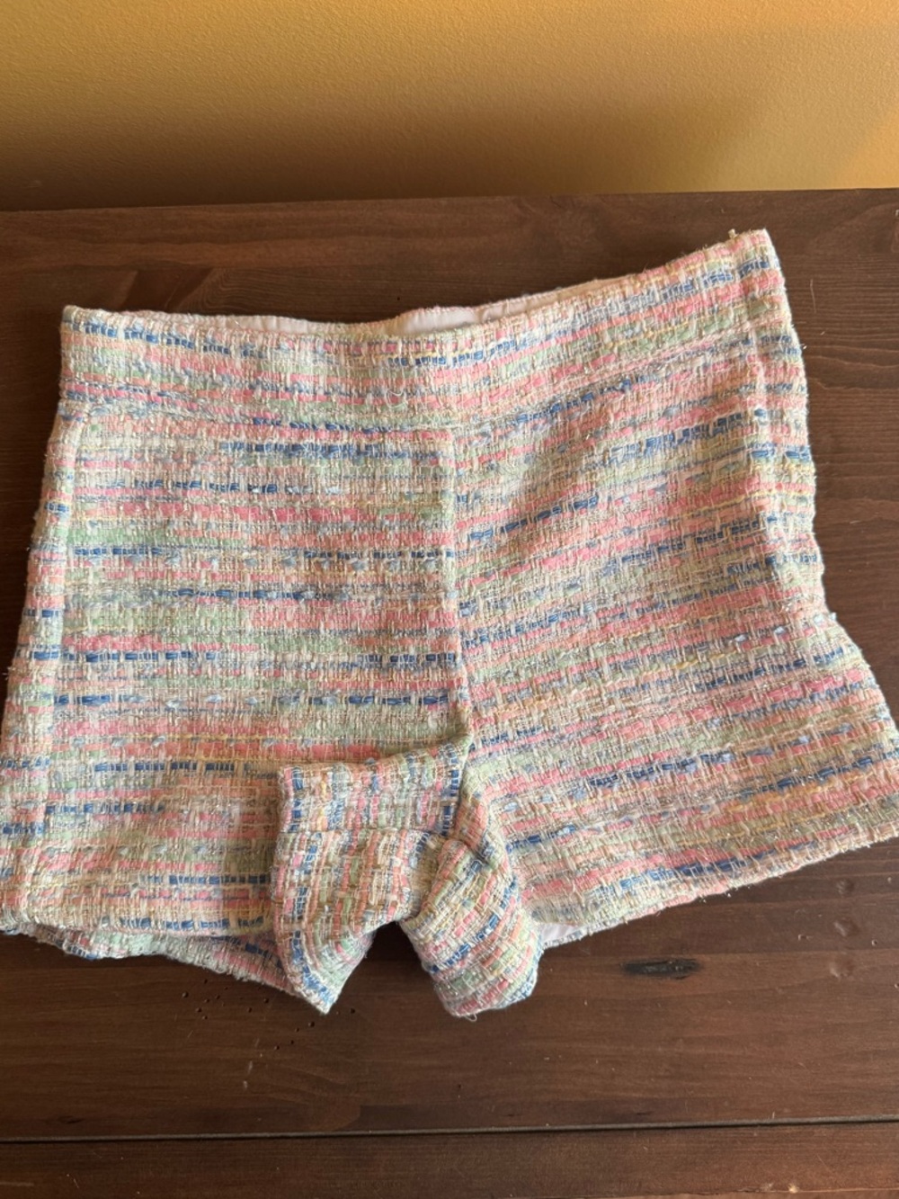 Janie and Jack size 7 multicolor side zip shorts